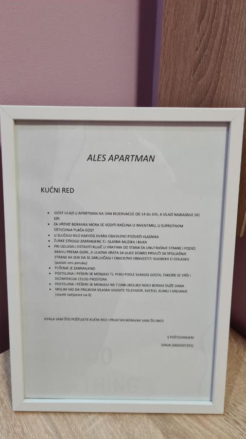 Ales Apartman Sombor Exterior foto